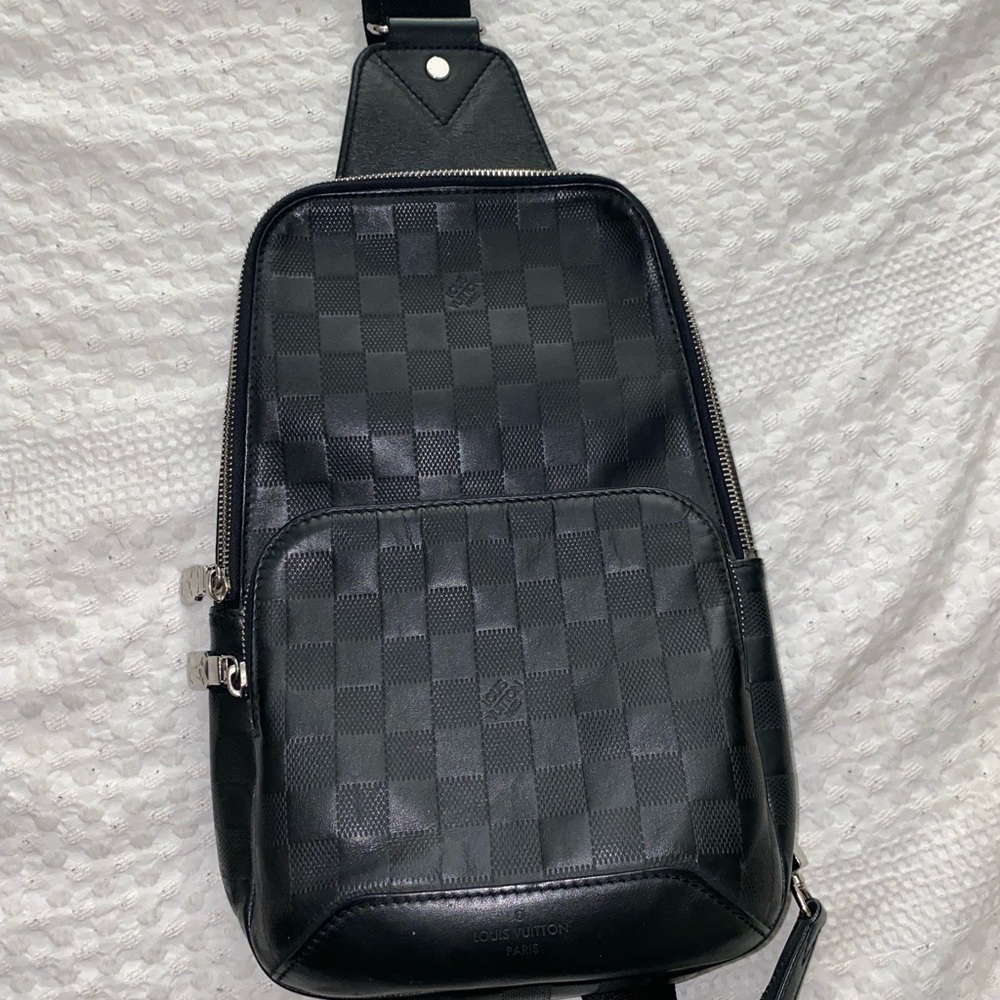 Louis Vuitton Black Avenue Sling Bag